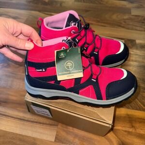 Kamik Trek Rose Waterproof Vegan Youth Junior Hiking Boot Size 6 NEW winter fall